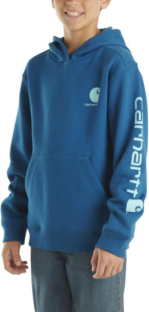 Carhartt Kid's CA6549 Long-Sleeve Graphic Sweatshirt - Boys